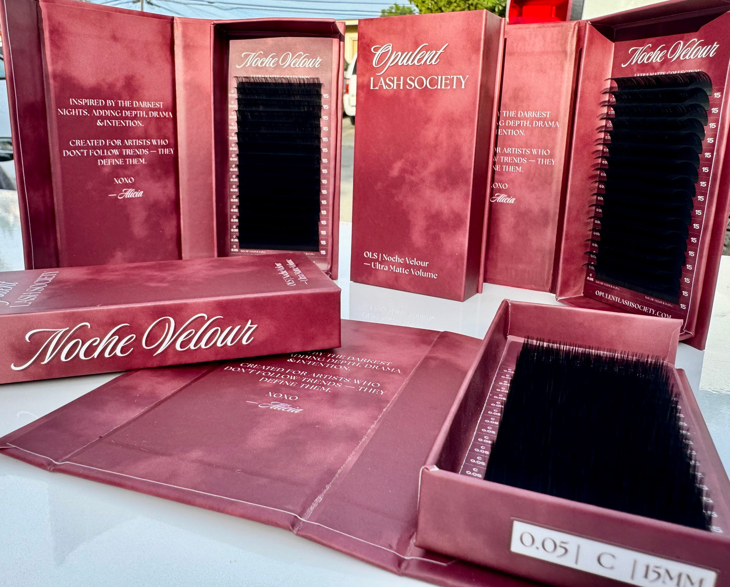Noche Velour — Ultra Matte Volume Lash Trays