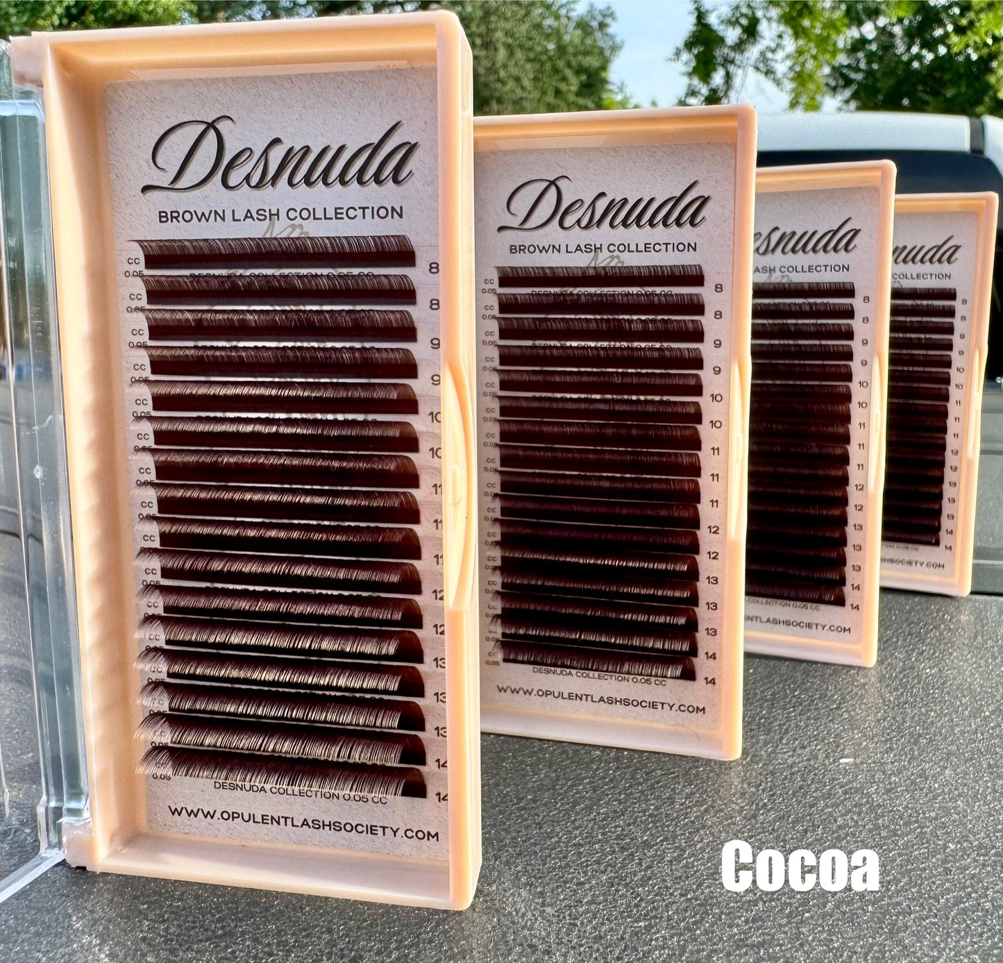 Desnuda Collection — Brown Lash Trays